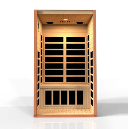 Golden Designs  1-2 Person Low EMF FAR IR Sauna - DYN-6103-01