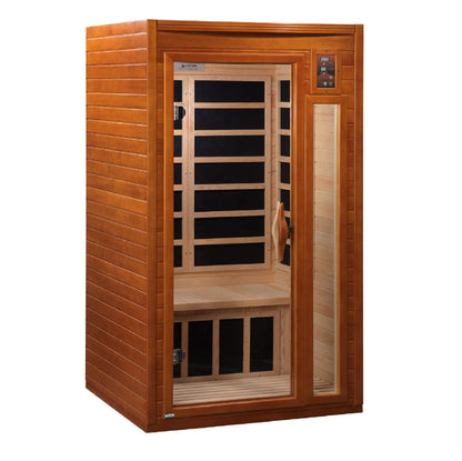 Golden Designs "Barcelona" 1-2 Person Low EMF Far IR Sauna - DYN-6106-01