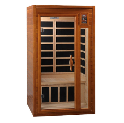 Golden Designs "Barcelona" 1-2 Person Low EMF Far IR Sauna - DYN-6106-01