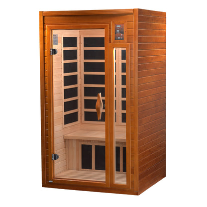 Golden Designs "Barcelona" 1-2 Person Low EMF Far IR Sauna - DYN-6106-01