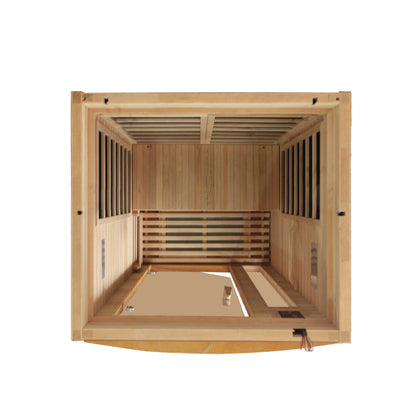 Golden Designs "Barcelona" 1-2 Person Low EMF Far IR Sauna - DYN-6106-01