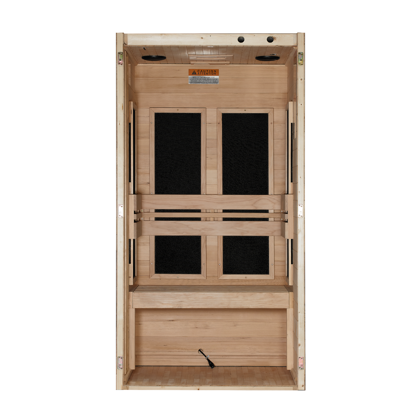 Golden Designs  " 1-2 Person Ultra Low EMF FAR IR Sauna - DYN-6115-05 Elite