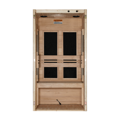 Golden Designs  " 1-2 Person Ultra Low EMF FAR IR Sauna - DYN-6115-05 Elite
