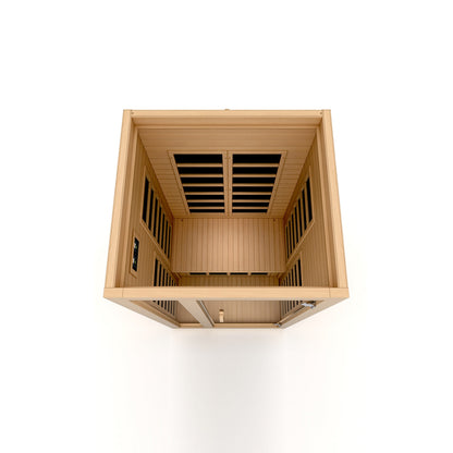 Golden Designs  1-2 Person Ultra Low EMF FAR IR Sauna  - DYN-6119-01 Elite
