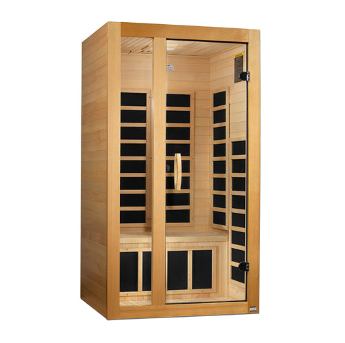 Golden Designs "Gracia" 1-2 Person Low EMF FAR IR Sauna - DYN-6119-01