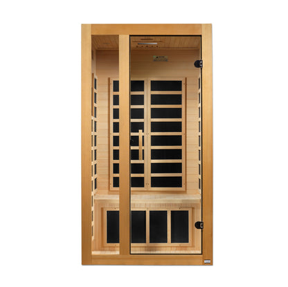 Golden Designs "Gracia" 1-2 Person Low EMF FAR IR Sauna - DYN-6119-01