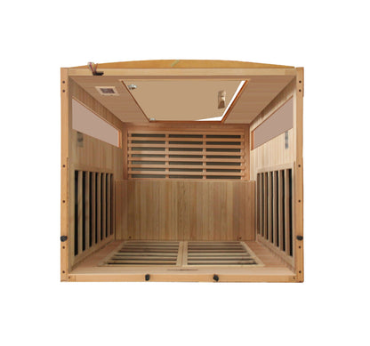 Golden Designs "Versailles" 2 Person Low EMF Far IR Sauna - DYN-6202-03c