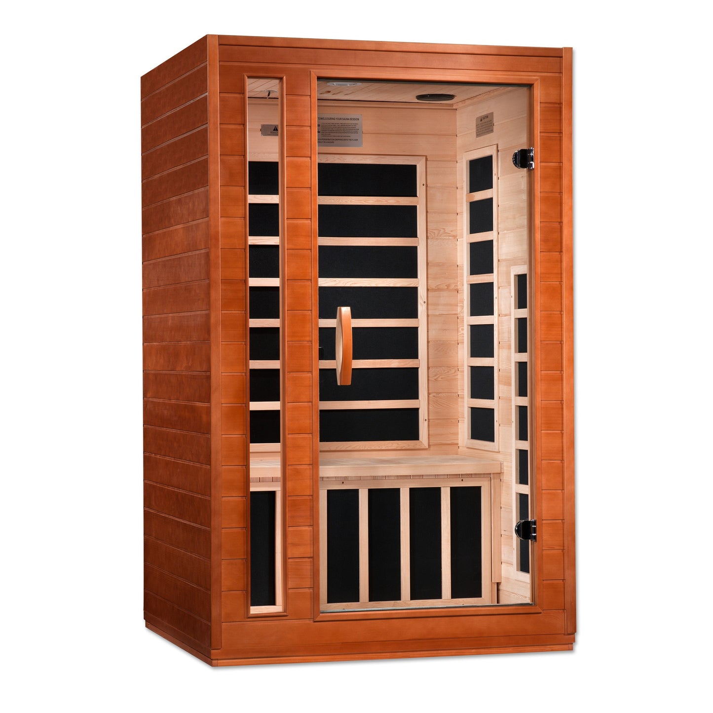 Golden Designs "Cordoba" 2 Person Ultra Low EMF FAR IR Sauna  - DYN-6203-01 Elite