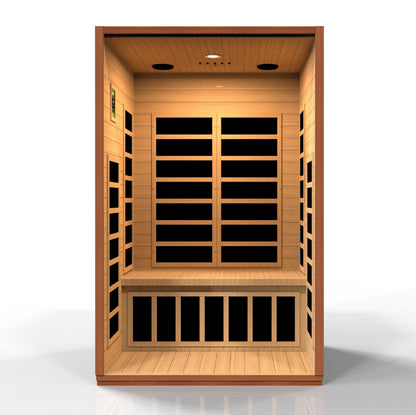 Golden Designs  2 Person Low EMF - FAR Infrared Sauna - DYN-6203-01
