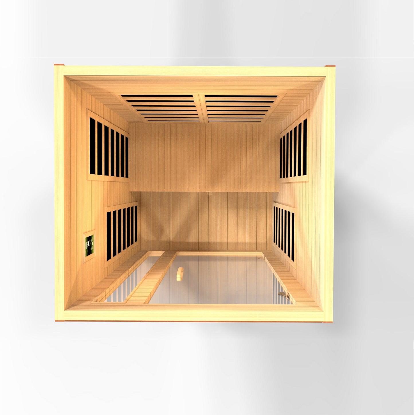 Golden Designs "Cordoba" 2 Person Ultra Low EMF FAR IR Sauna  - DYN-6203-01 Elite