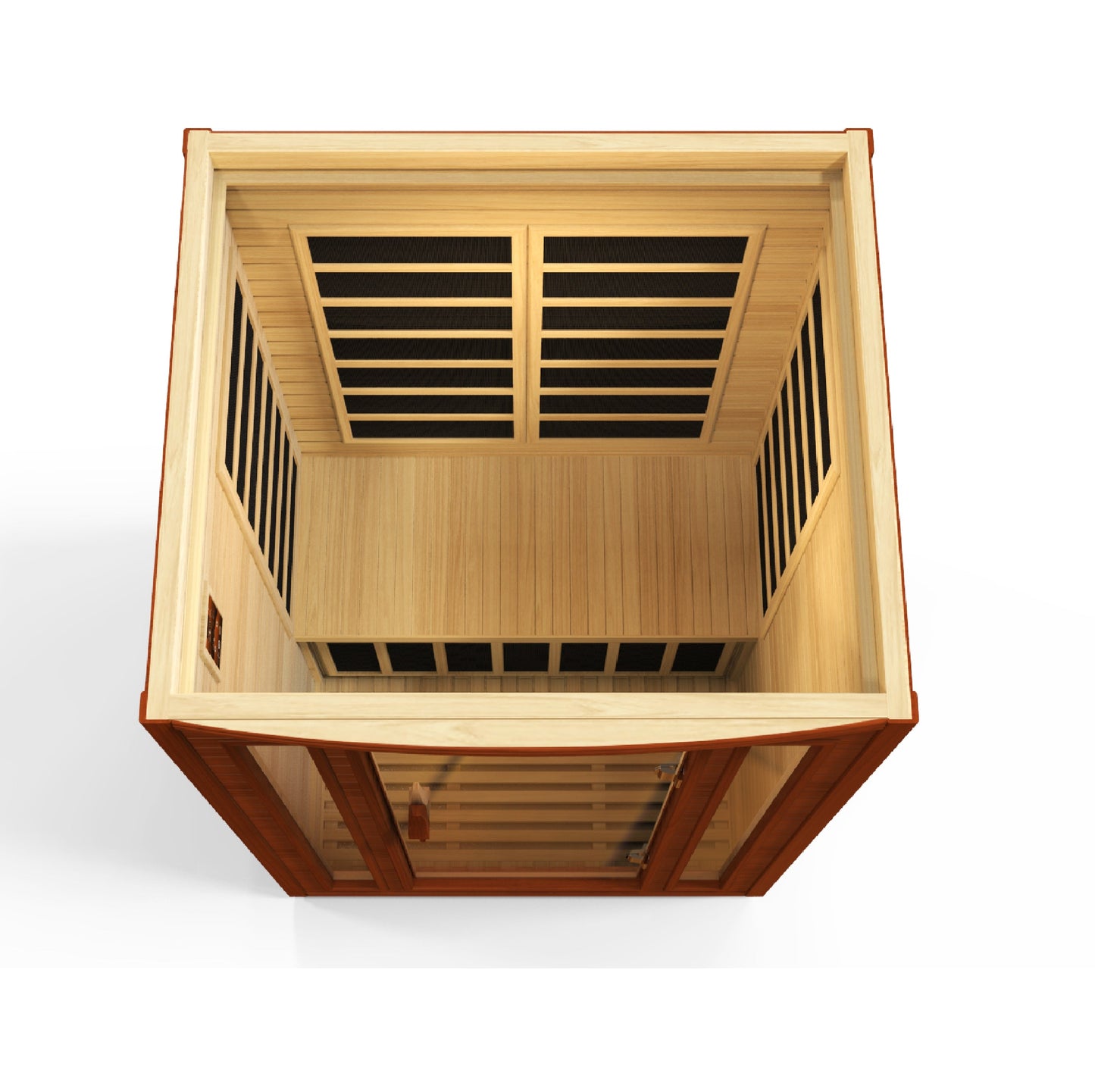 Golden Designs "San Marino Elite" 2 Person Ultra Low EMF Far IR Sauna  - DYN-6206-01 Elite
