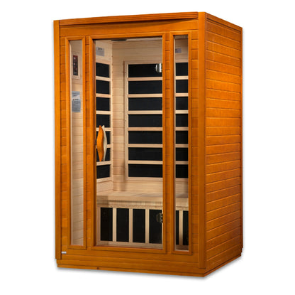 Golden Designs "San Marino" 2 Person Low EMF - Far Infrared Sauna  - DYN-6206-01