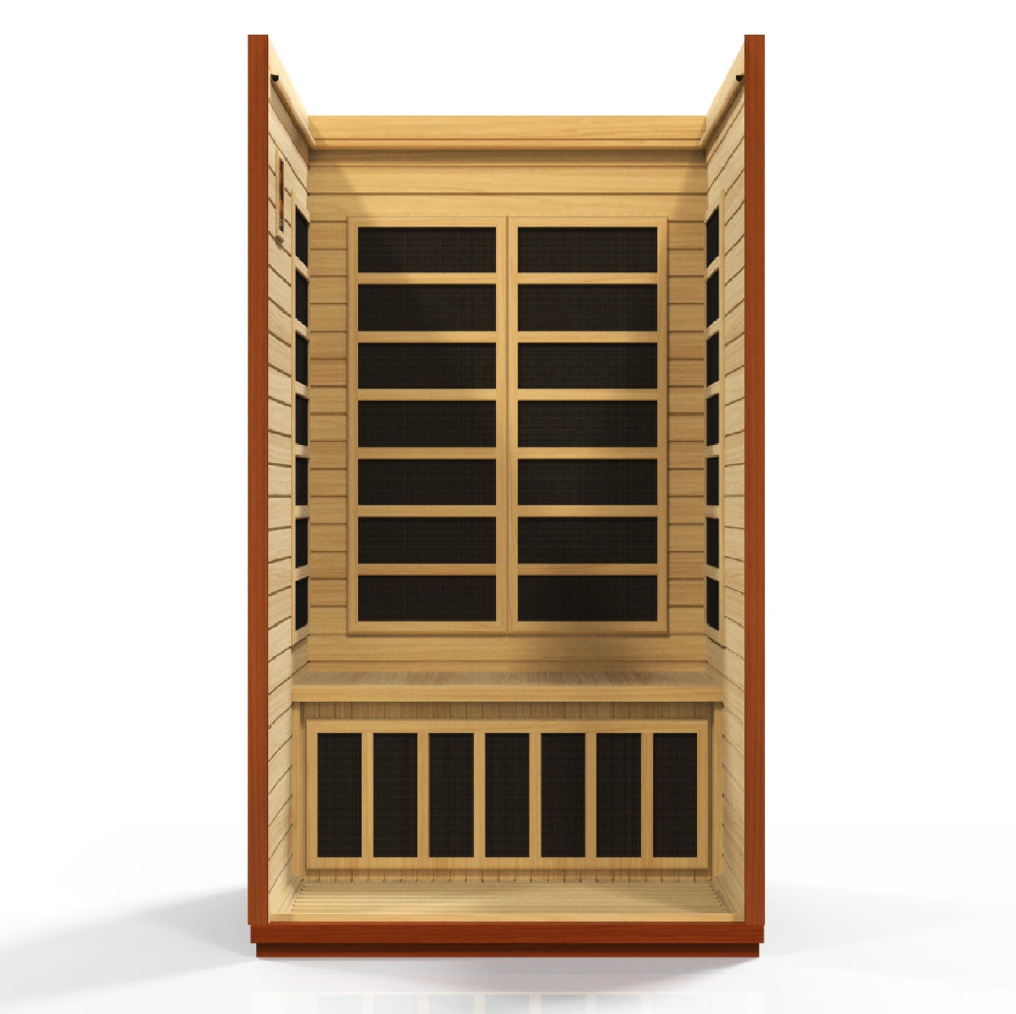 Golden Designs "San Marino Elite" 2 Person Ultra Low EMF Far IR Sauna  - DYN-6206-01 Elite