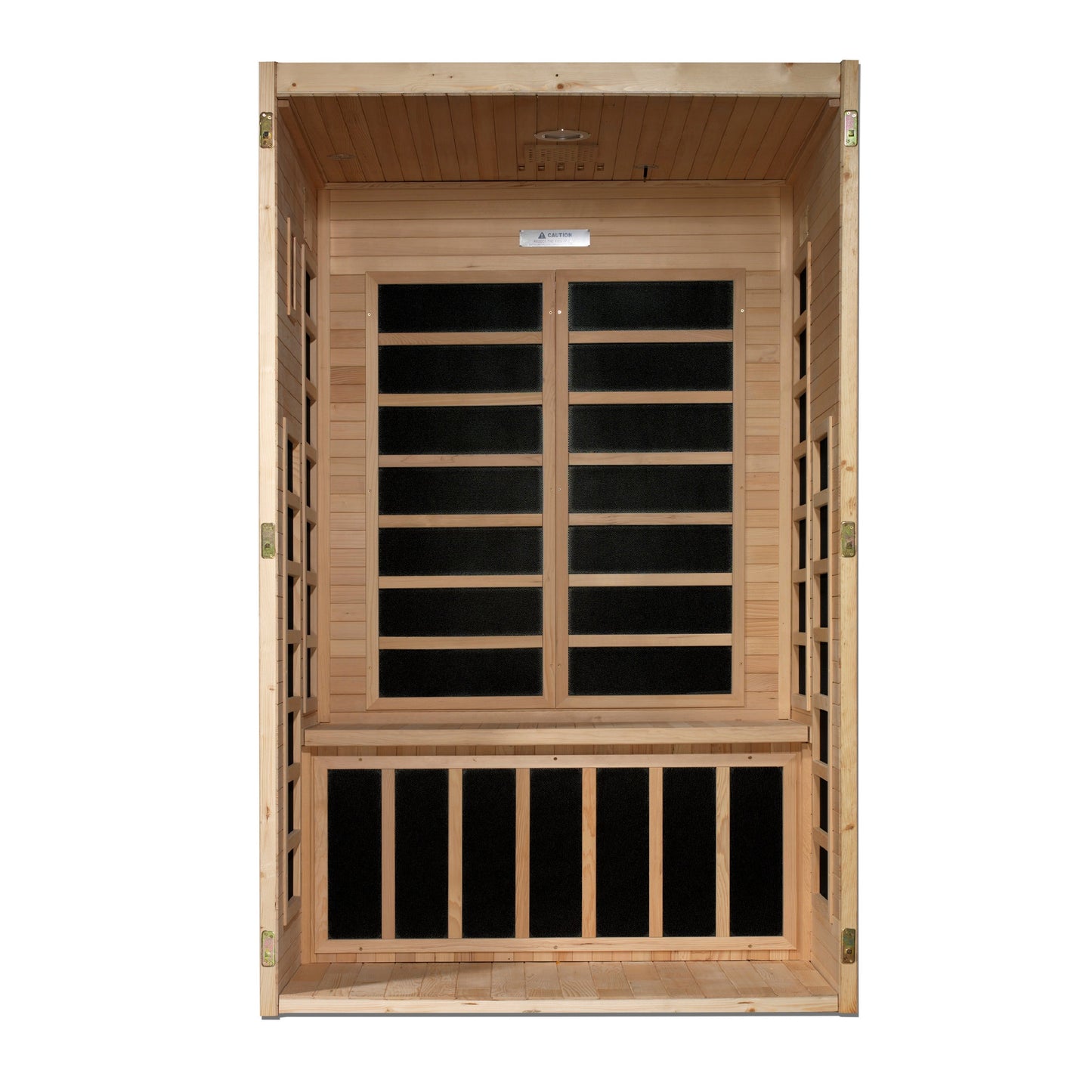 Golden Designs "Santiago" 2 Person Low EMF FAR IR Sauna - DYN-6209-01