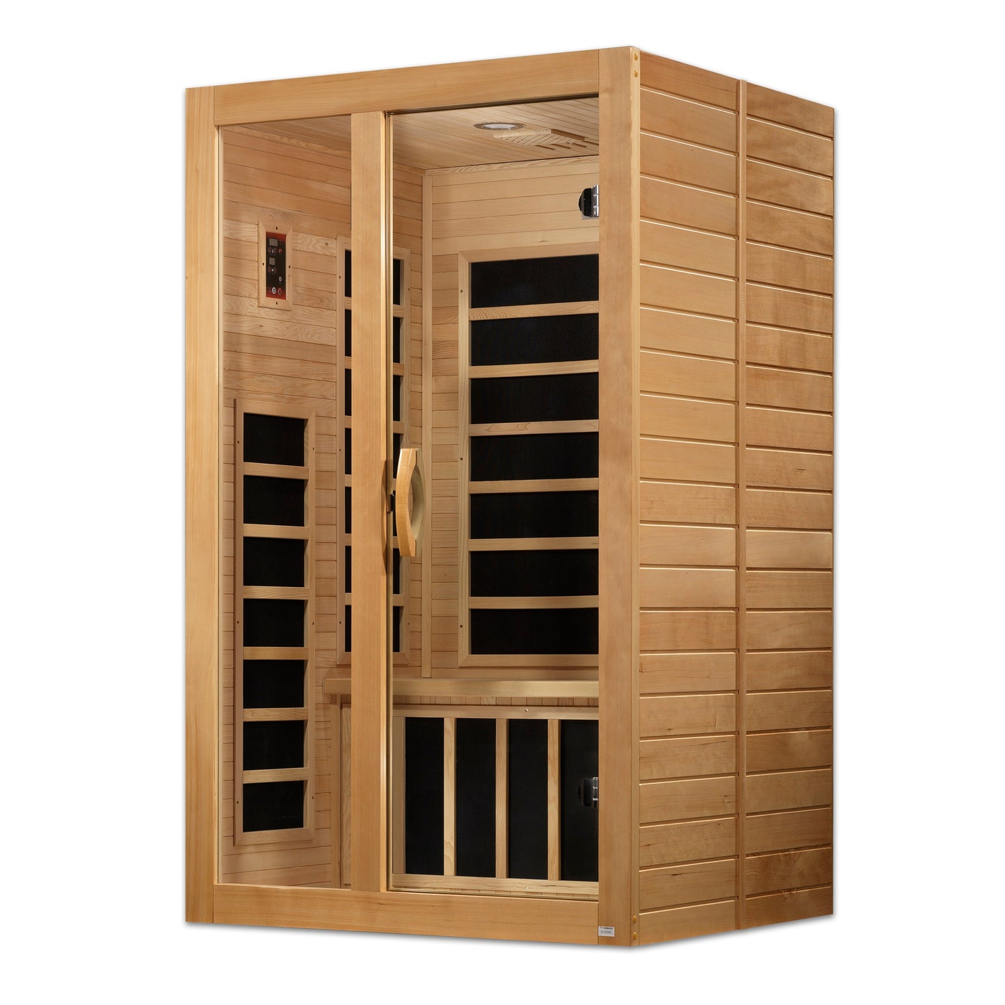 Golden Designs "Santiago" 2 Person Low EMF FAR IR Sauna - DYN-6209-01