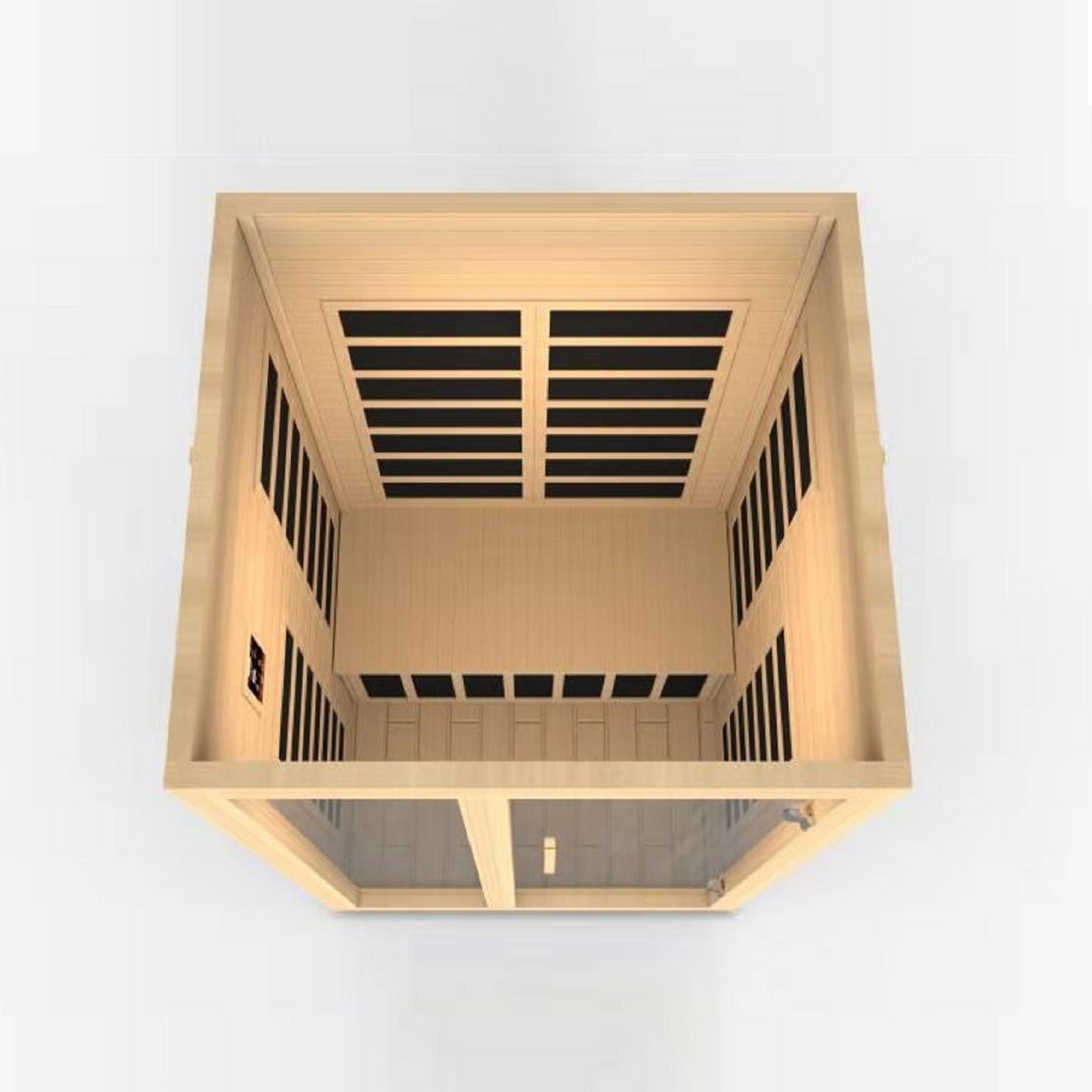 Golden Designs "Santiago" 2 Person Low EMF FAR IR Sauna - DYN-6209-01