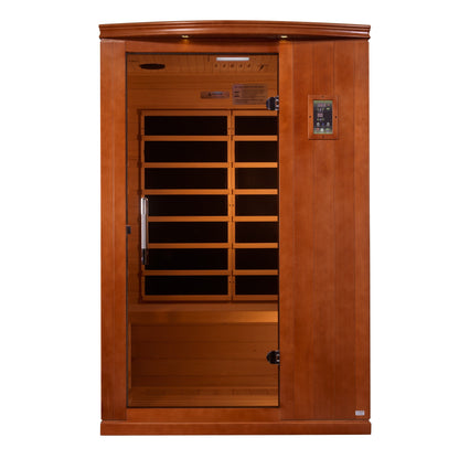 Golden Designs "Venice Limited Elite" 2 Person Ultra Low EMF FAR IR Sauna  - DYN-6210-04 Elite