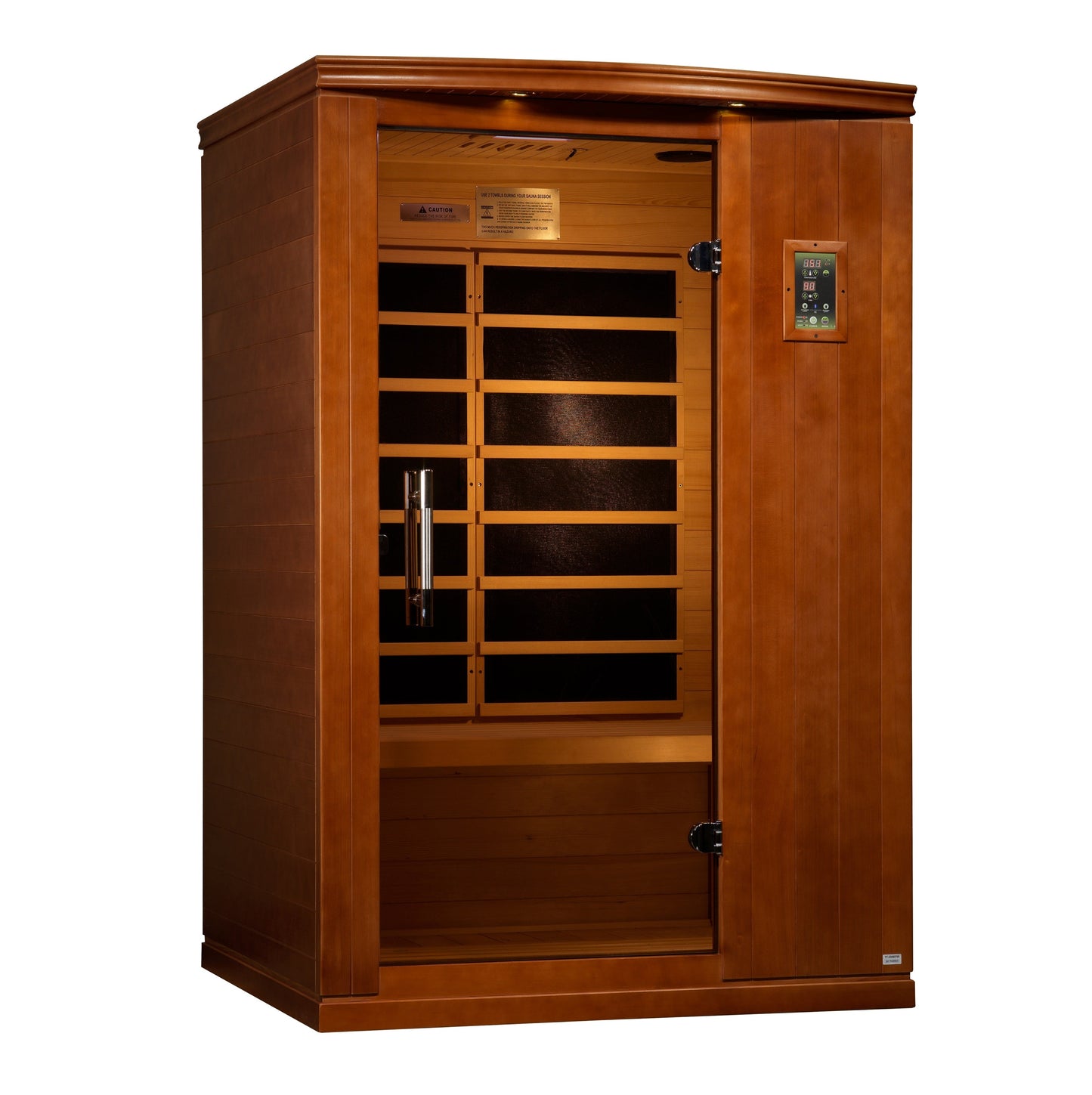 Golden Designs "Venice Limited Elite" 2 Person Ultra Low EMF FAR IR Sauna  - DYN-6210-04 Elite
