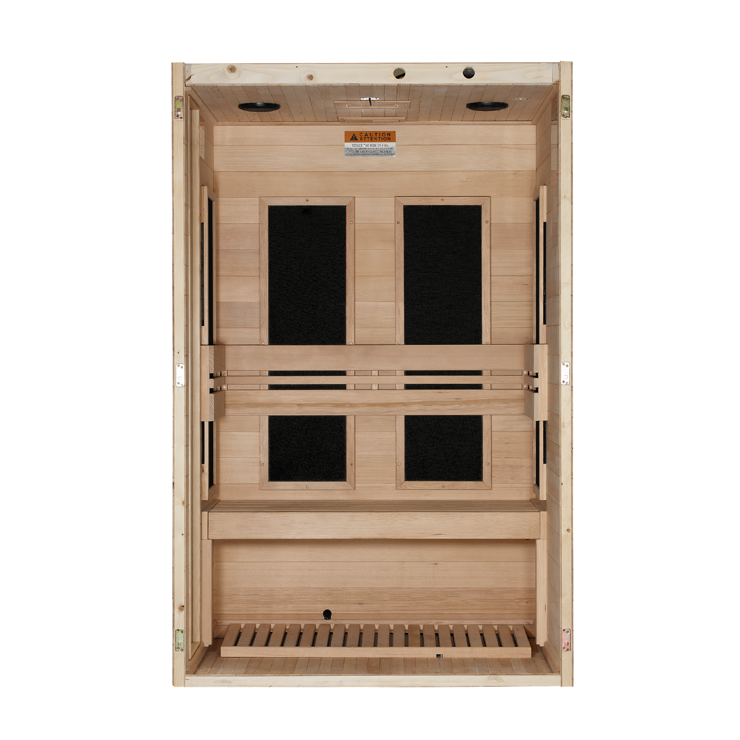 Golden Designs  2 Person Ultra Low EMF FAR IR Sauna  - DYN-6215-05 Elite