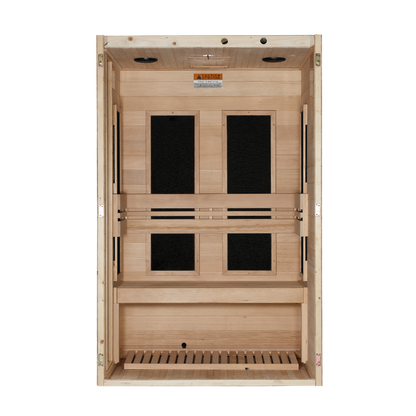 Golden Designs  2 Person Ultra Low EMF FAR IR Sauna  - DYN-6215-05 Elite