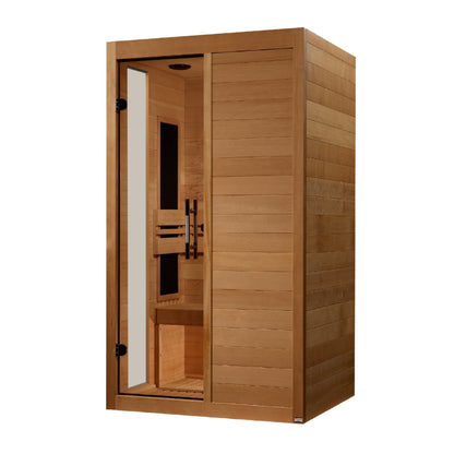 Golden Designs  2 Person Ultra Low EMF FAR IR Sauna  - DYN-6215-05 Elite