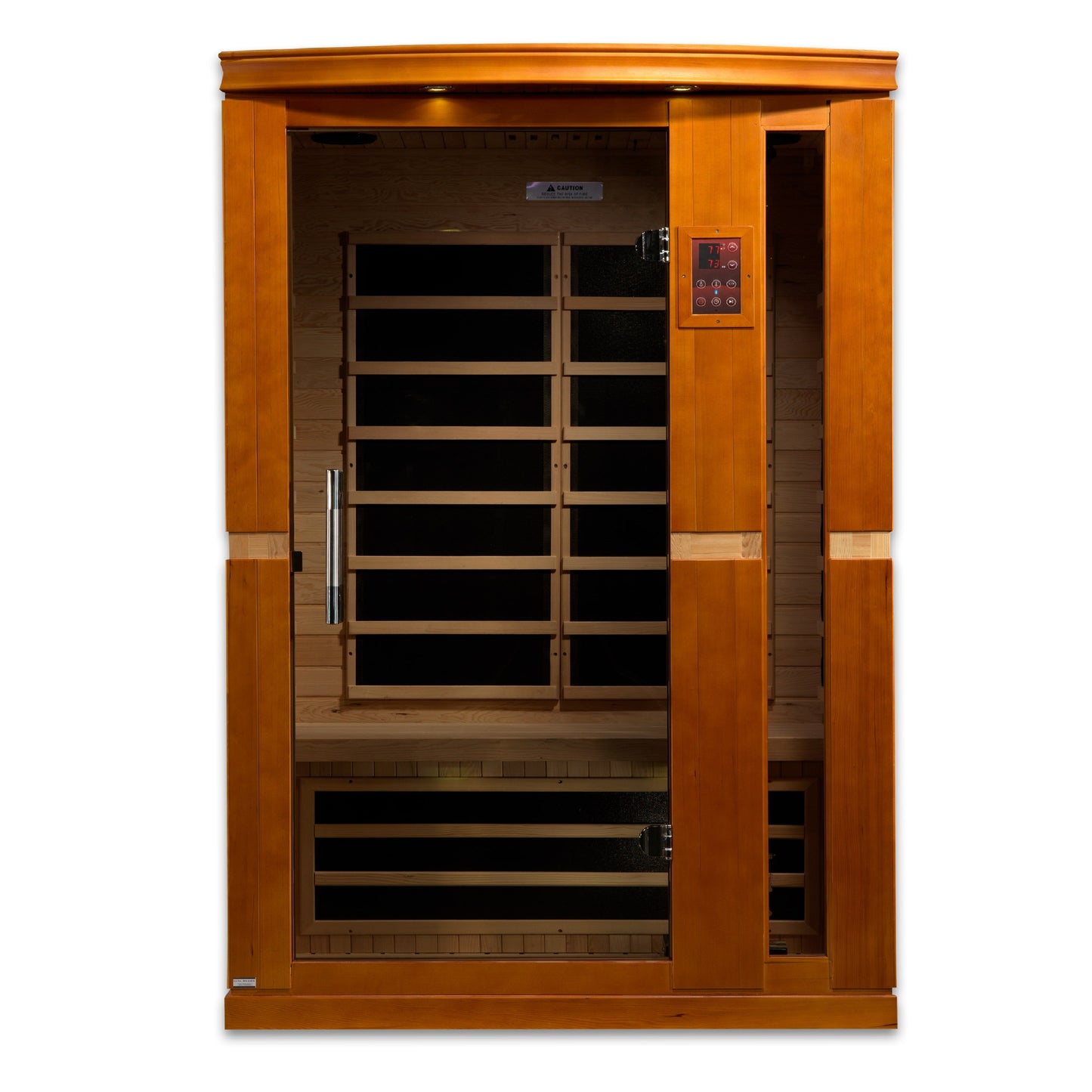 Golden Designs 2 Person Ultra Low EMF Far IR Sauna - DYN-6220-01 Elite