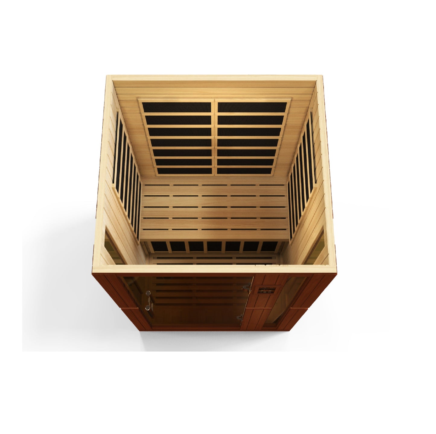 Golden Designs "Vittoria" 2 Person Low EMF Far IR Sauna - DYN-6220-01