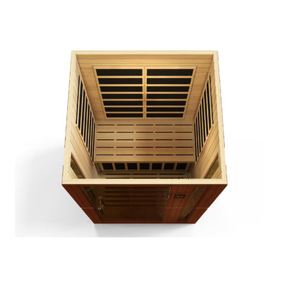 Golden Designs "Vittoria" 2 Person Low EMF Far IR Sauna - DYN-6220-01