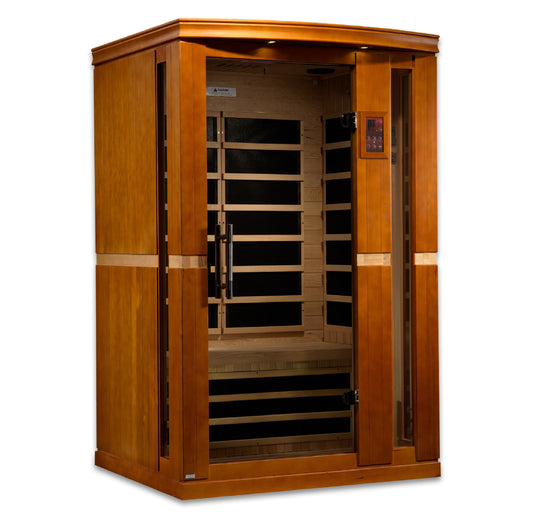 Golden Designs "Vittoria" 2 Person Low EMF Far IR Sauna - DYN-6220-01