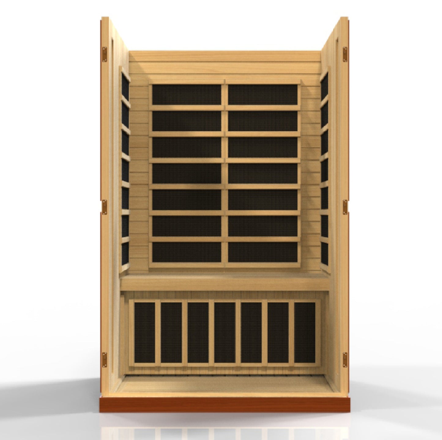 Golden Designs "Vittoria" 2 Person Low EMF Far IR Sauna - DYN-6220-01