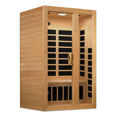Golden Designs Person Ultra Low EMF FAR IR Sauna - DYN-6229-01 Elite
