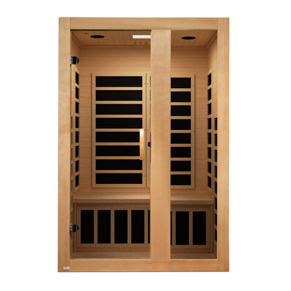Golden Designs Person Ultra Low EMF FAR IR Sauna - DYN-6229-01 Elite