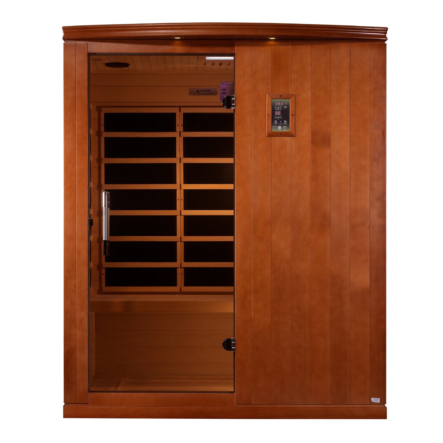 Golden Designs "Madrid Limited Elite" 3 Person Ultra Low EMF FAR IR Sauna - DYN-6310-04 Elite