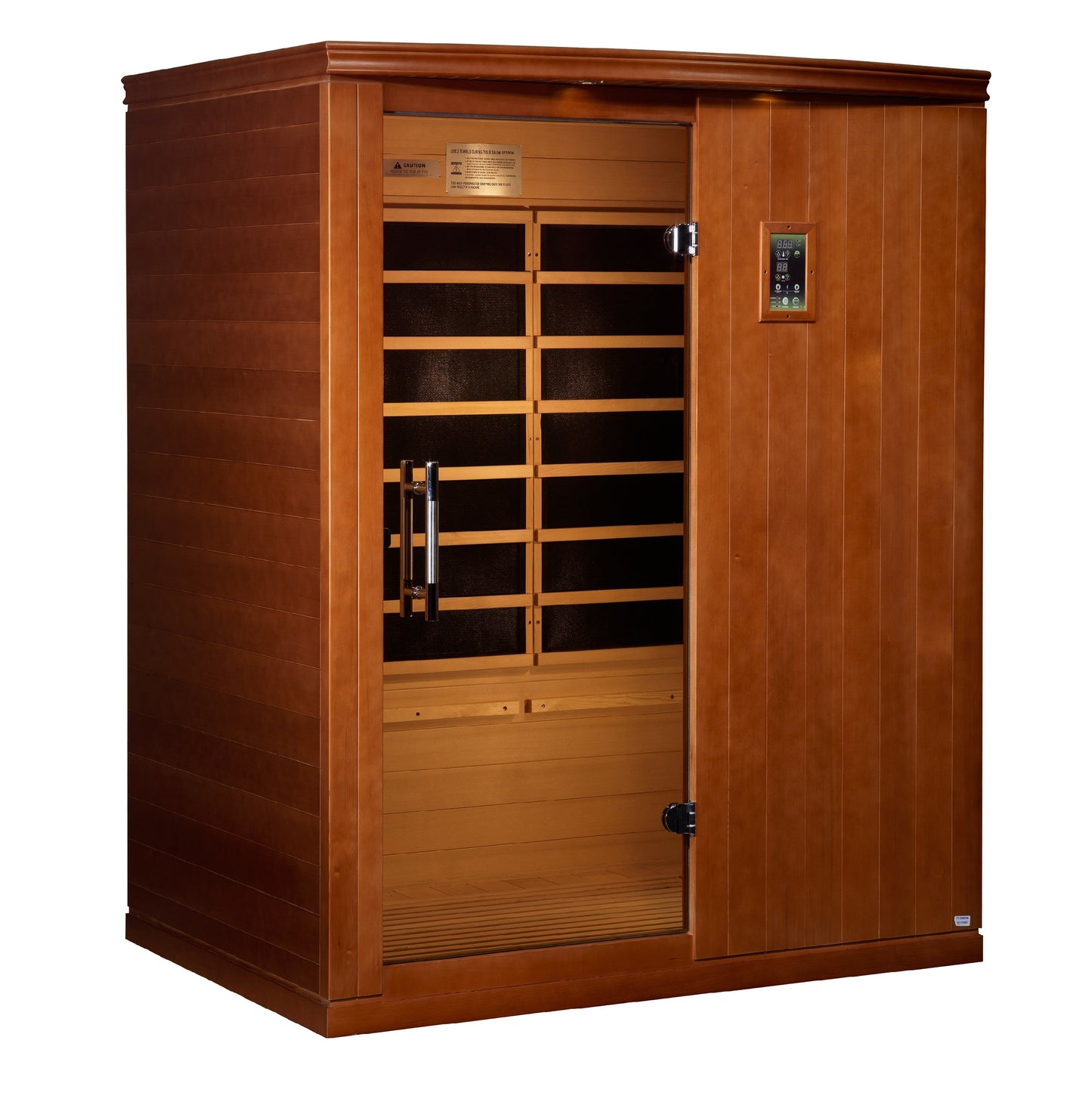 Golden Designs "Madrid Limited Elite" 3 Person Ultra Low EMF FAR IR Sauna - DYN-6310-04 Elite