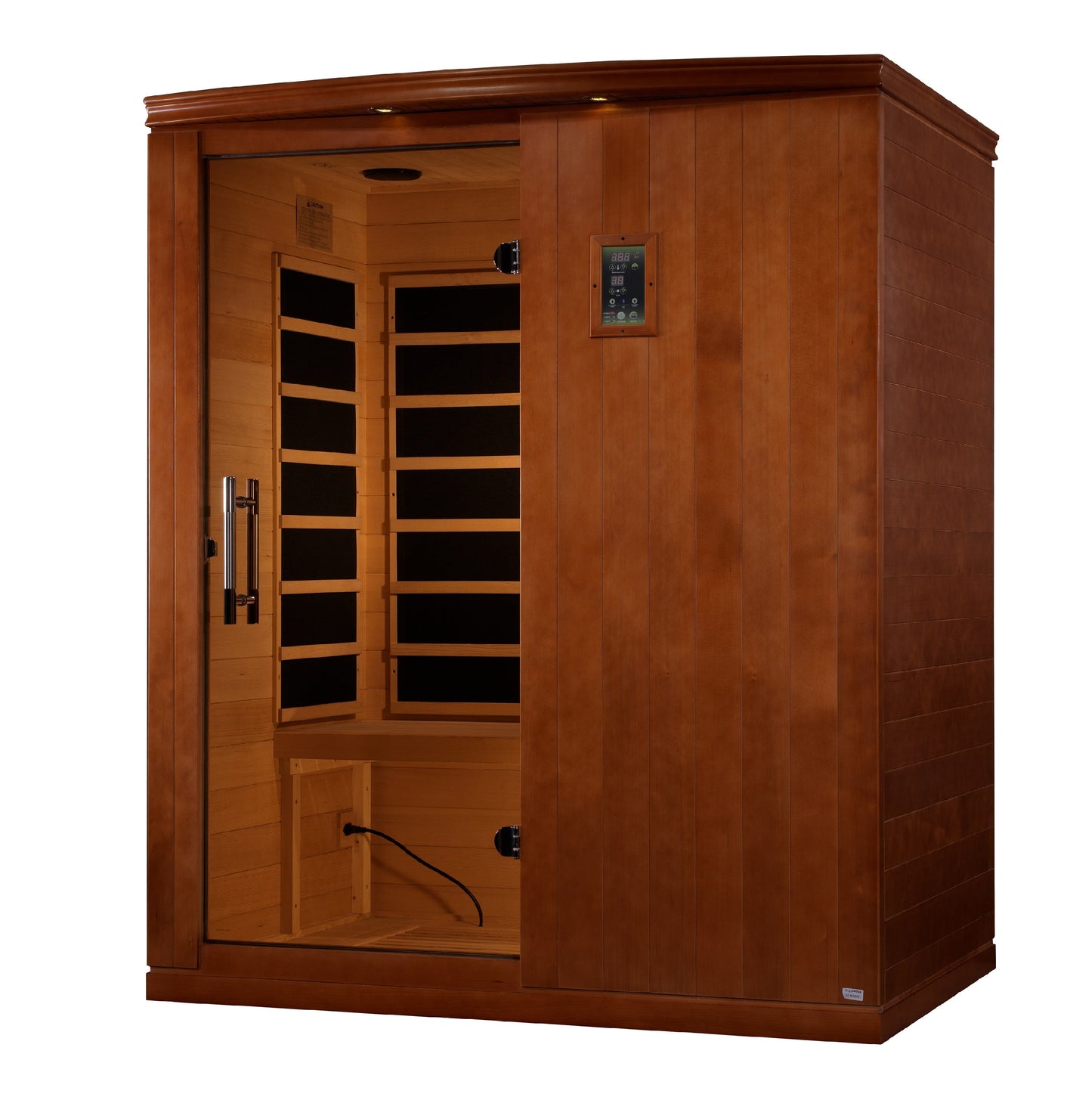 Golden Designs "Madrid Limited Elite" 3 Person Ultra Low EMF FAR IR Sauna - DYN-6310-04 Elite
