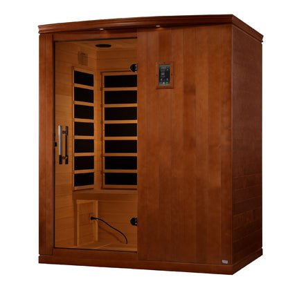 Golden Designs "Madrid Limited Elite" 3 Person Ultra Low EMF FAR IR Sauna - DYN-6310-04 Elite