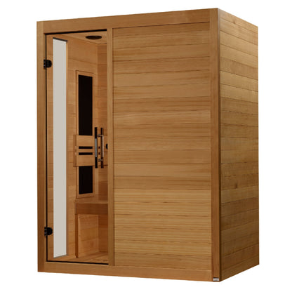 Golden Designs Toscana" 3 Person Ultra Low EMF FAR IR Sauna  - DYN-6315-05 Elite
