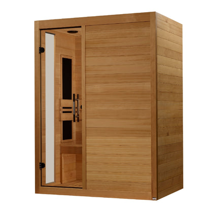 Golden Designs 3 Person Low EMF FAR IR Sauna - DYN-6315-05