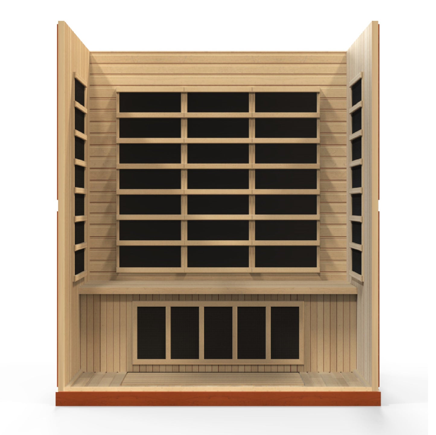 Golden Designs "Bergamo" 4 Person Low EMF Far IR Sauna  - DYN-6440-01