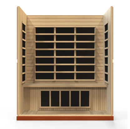 Golden Designs "Bergamo" 4 Person Low EMF Far IR Sauna  - DYN-6440-01