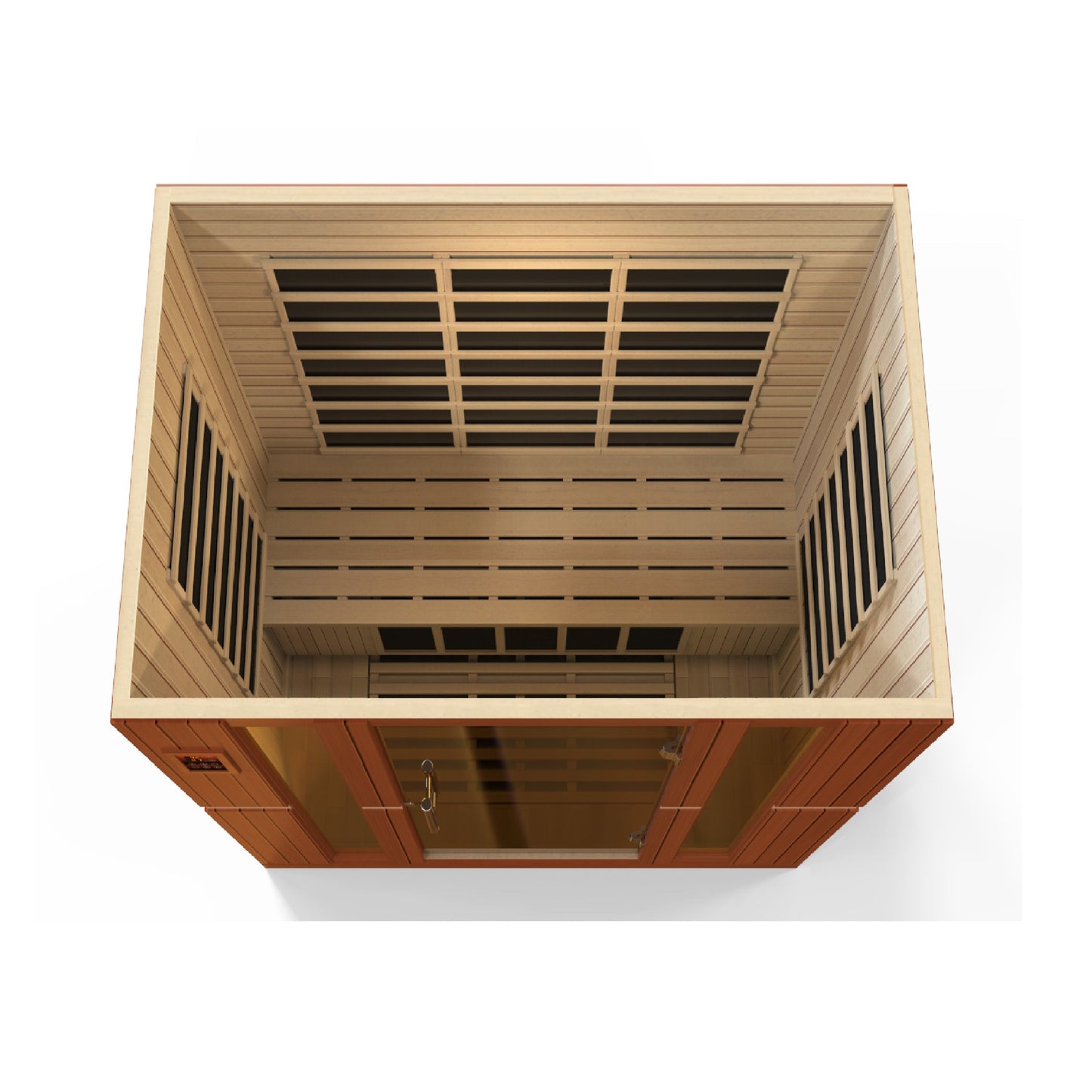 Golden Designs  4 Person Ultra Low EMF Far IR Sauna  - DYN-6440-01 Elite