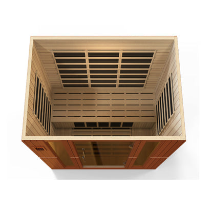 Golden Designs  4 Person Ultra Low EMF Far IR Sauna  - DYN-6440-01 Elite