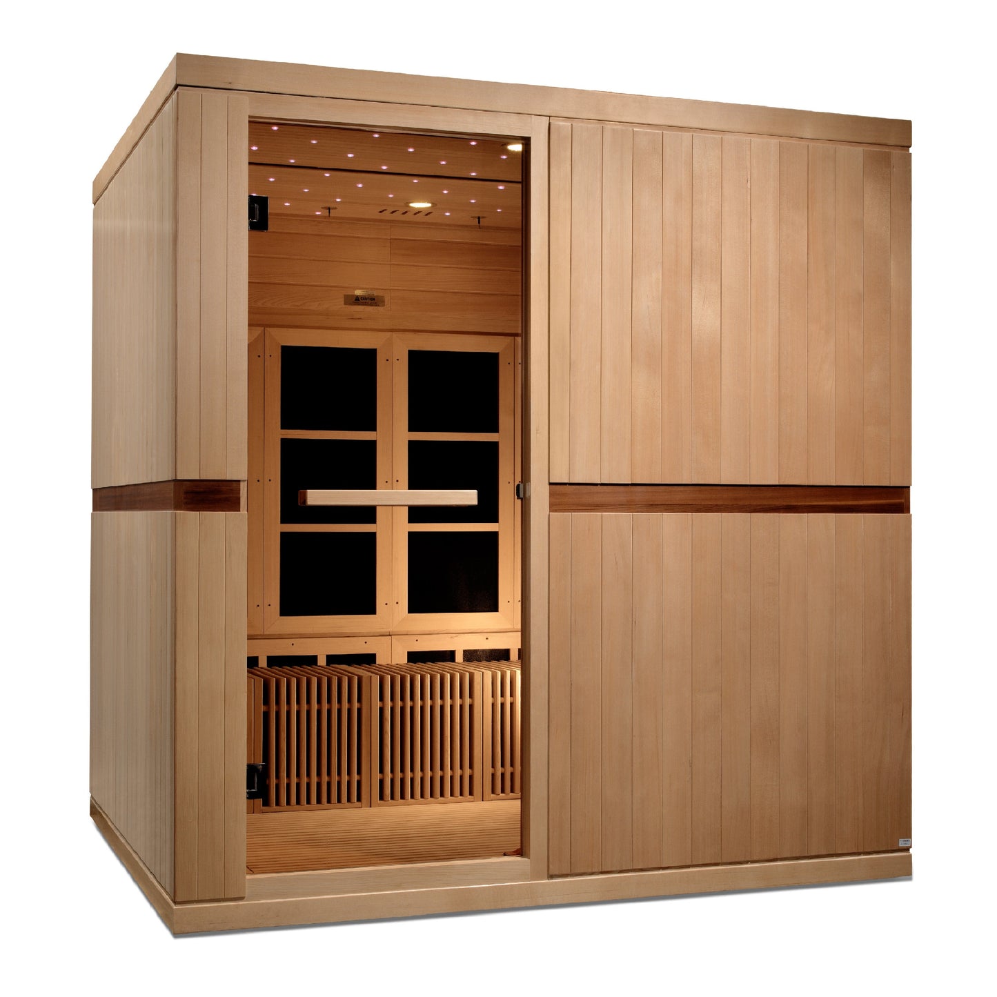 Golden Designs "Catalonia" 8 Person Near Zero EMF FAR IR Sauna - GDI-6880-02