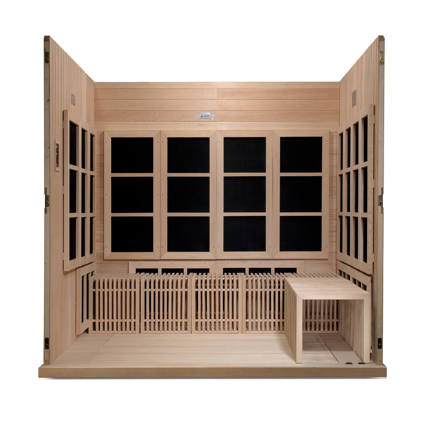 Golden Designs "Catalonia" 8 Person Near Zero EMF FAR IR Sauna - GDI-6880-02