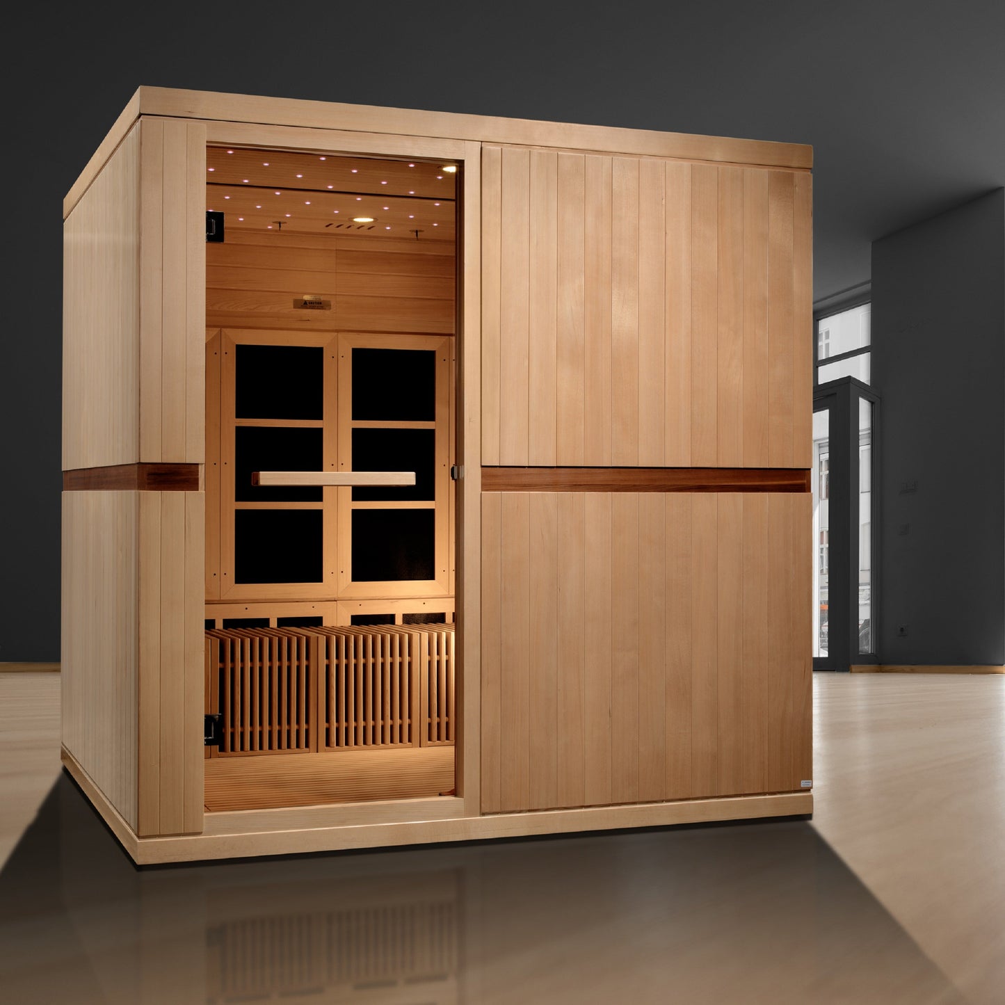 Golden Designs "Catalonia" 8 Person Near Zero EMF FAR IR Sauna - GDI-6880-02
