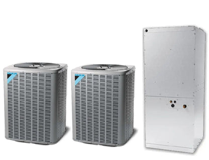 Daikin Light Commercial 7.5 Ton Multi-Positional Air Conditioning Split System with 15kW Heat Kit - 2xDX3SEA4840,DAX09044