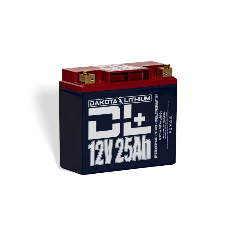 Dakota Lithium + 12V 25Ah LiFePO4 Battery Twin Pack