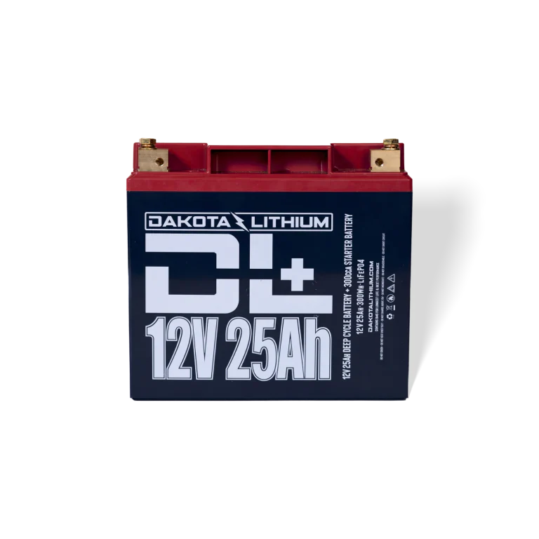 Dakota Lithium + 12V 25Ah LiFePO4 Battery Twin Pack