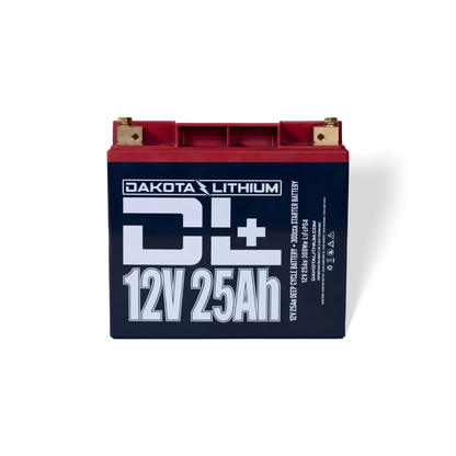 Dakota Lithium + 12V 25Ah LiFePO4 Battery Twin Pack