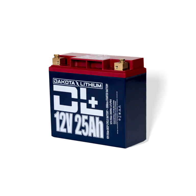 Dakota Lithium + 12V 25Ah LiFePO4 Battery Twin Pack